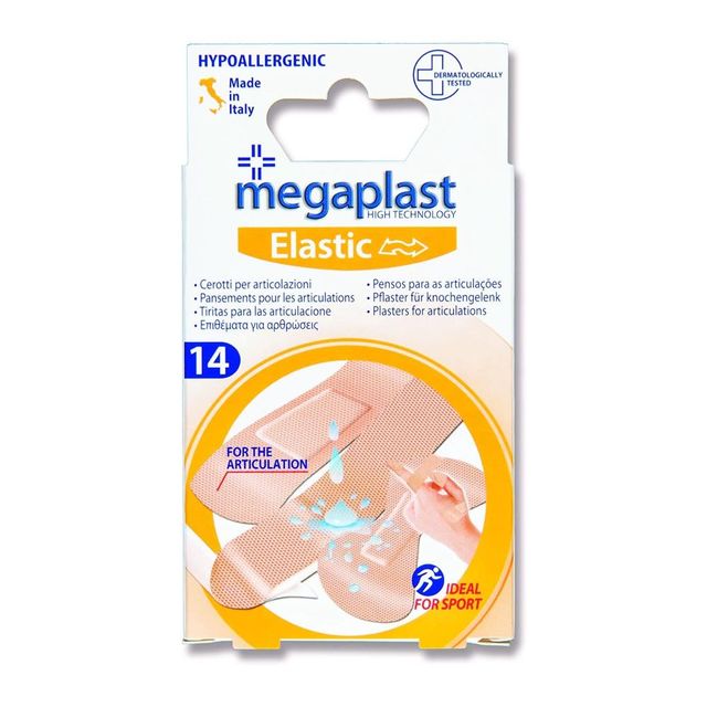 MEGAPLAST ELASTIC ML 14 CEROTTI MANI 3 FOR.COTONE 1PZ=(1PZ)