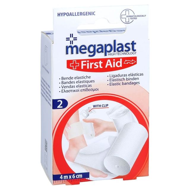 MEGAPLAST FIRST AID 2 BENDE 4MX6CM APPEN. 1PZ=(1PZ)
