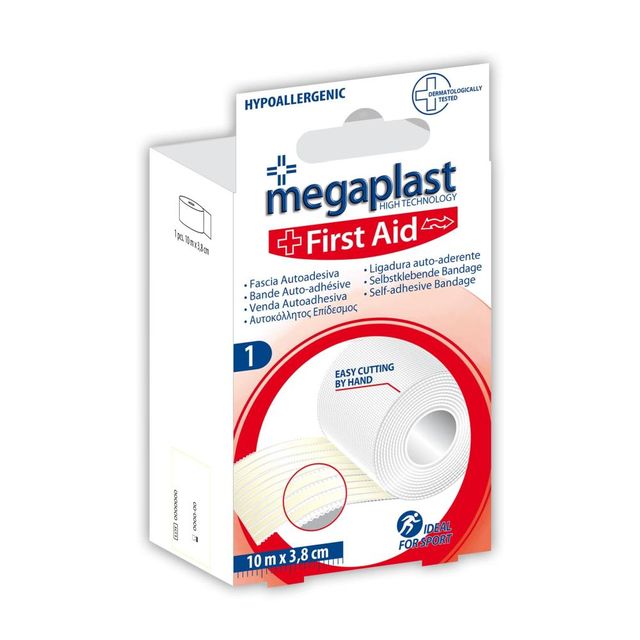 MEGAPLAST FIRST AID ML 1 BENDA 10MX3.8CM 1PZ=(1PZ)
