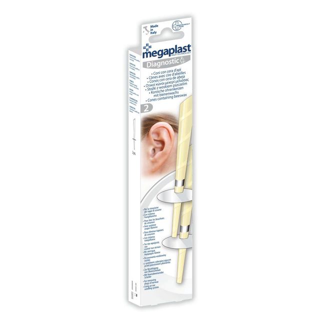 MEGAPLAST ML 2 CONI AURICOL + SALVAGOCCIA 1PZ=(1PZ)