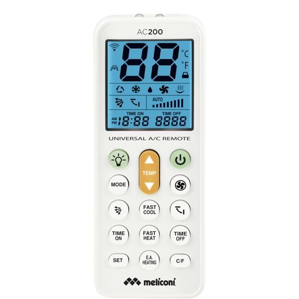 MELICONI AC 200 TELECOMANDO UNIVERSALE PER CONDIZIONATORI/CLIMATIZZATORI COMPAT…