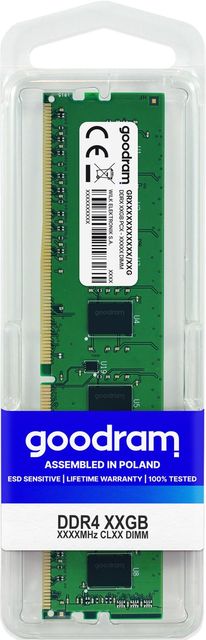 MEMORIA DDR4 16 GB PC2666 MHZ (1X16) (GR2666D464L19/16G)