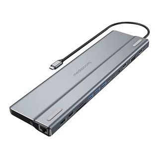 Docking station - USB-C A 2 HDMI - 100 W - Mediacom