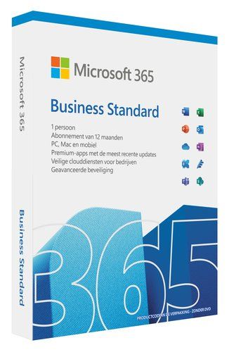 MICROSOFT (OFFICE) 365 BUSINESS STANDARD 1 UTENTE 5 DISPOSITIVI 1 ANNO BOX PACK