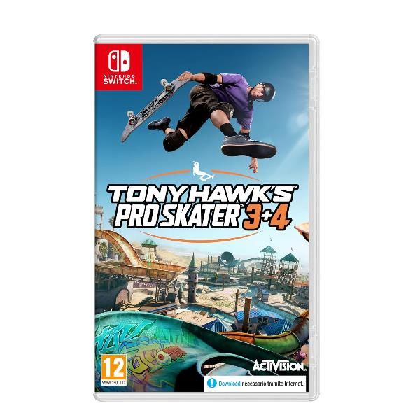 MICROSOFT TONY HAWK S PRO SKATER 3+4 SWTCH