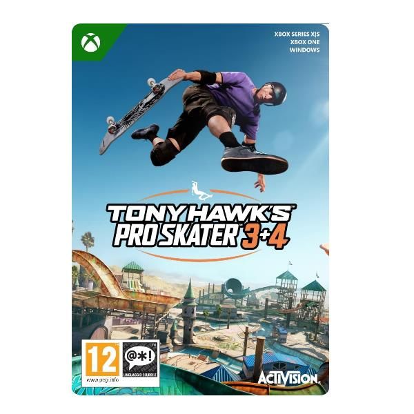 MICROSOFT TONY HAWK S PRO SKATER 3+4 XBOX