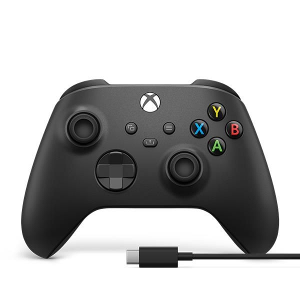MICROSOFT XBOX CONTROLLER WIRELESS CAVO USB-C INCLUSO CARBON BLACK