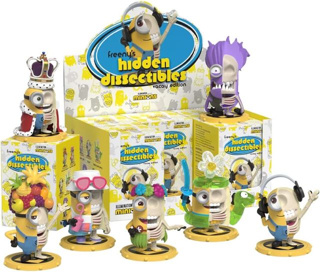 MIGHTY JAXX MINIONS - FREENY'S HIDDEN DISSESCTIBLE BLIND BOX D6- MINIONS SERIE …