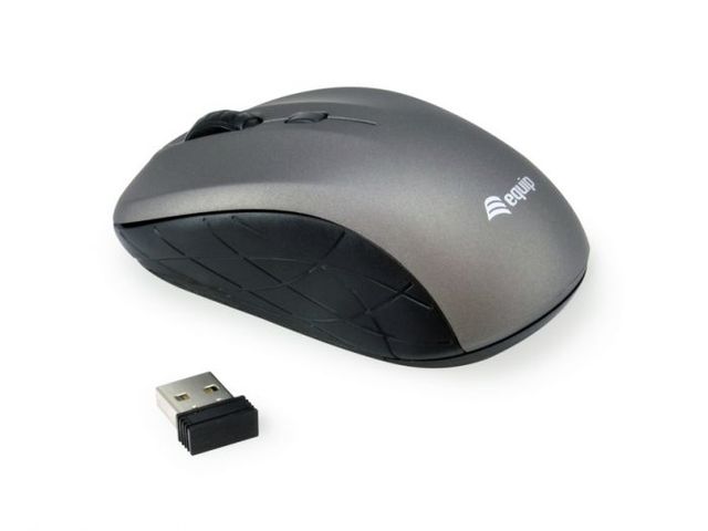 MINI OPTICAL WIRELESS MOUSE GREY