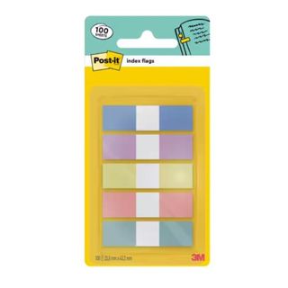MINISET 100 Post-itÂ® INDEX 683-5PASTEL0 FORMATO MINI colori pastello 11,9 x 43,