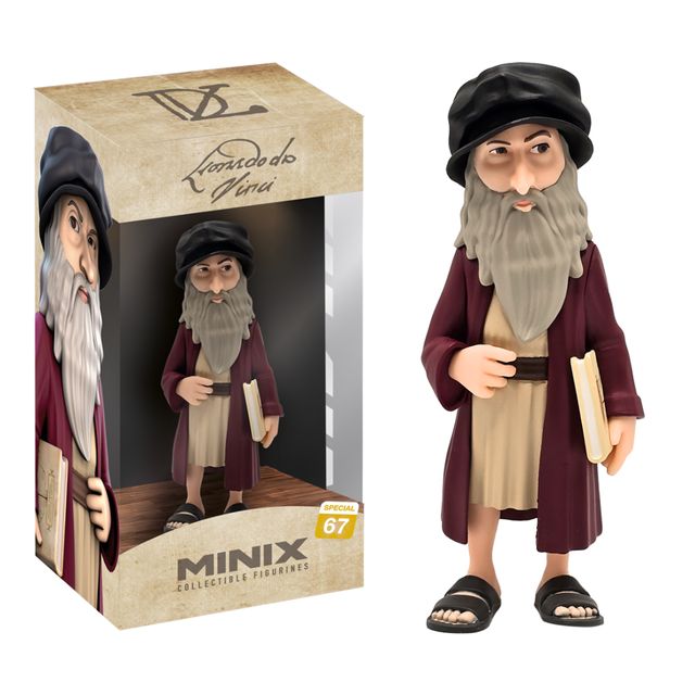 MINIX COLLECTIBLE FIGURINES - Leonardo da Vinci 31/05/24