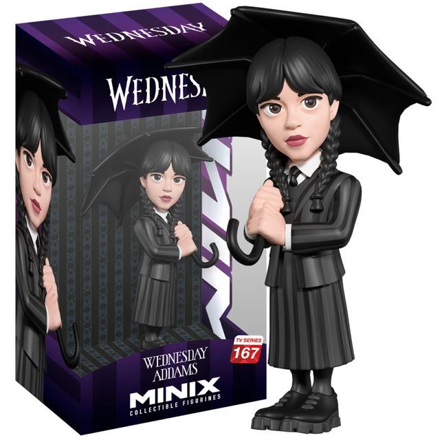 MINIX COLLECTIBLE FIGURINES - WEDNESDAY ADDAMS - UMBRELLA 12/09/25