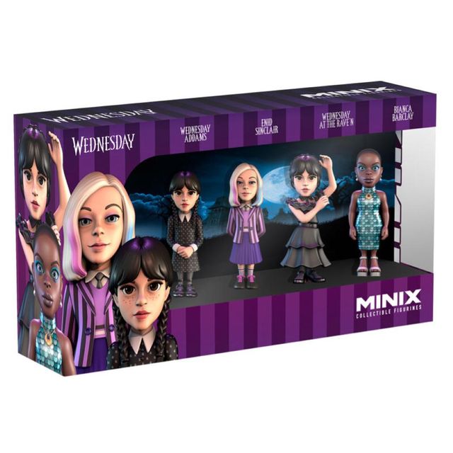 MINIX Wednesday Set 4 personaggi 7 cm