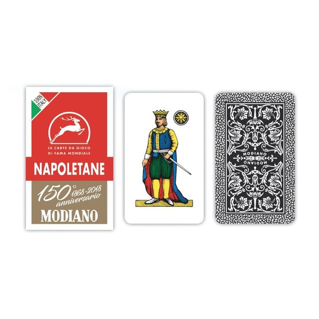 MODIANO CARTE DA GIOCO NAPOLETANE 97/25 EXTRA ROSSE 300080