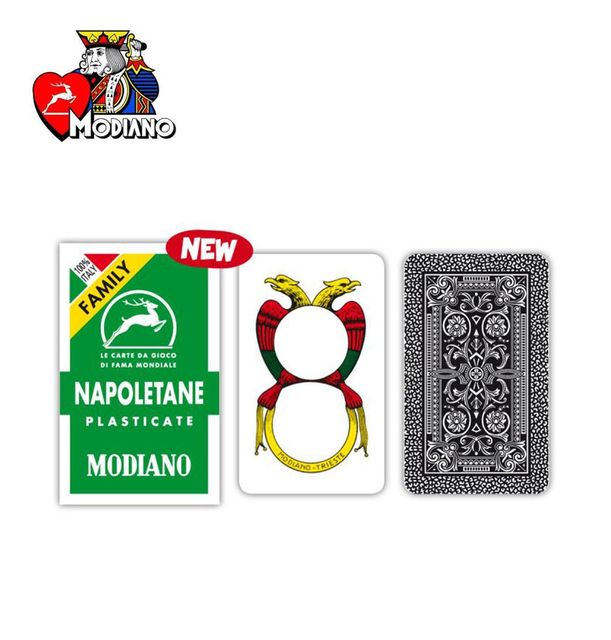 MODIANO CARTE DA GIOCO NAPOLETANE VERDE FAMILY ART.300034