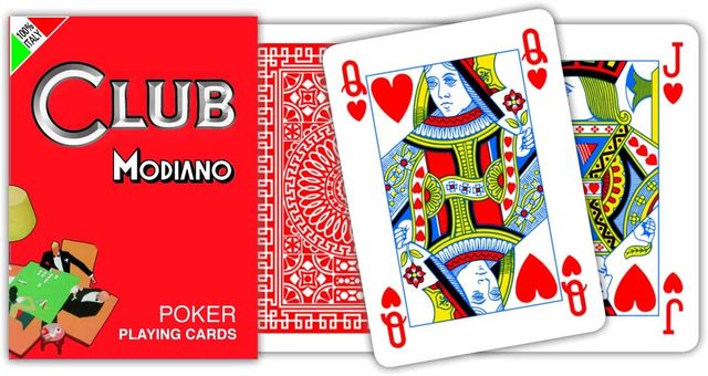 MODIANO POKER CLUB ROSSO 300382