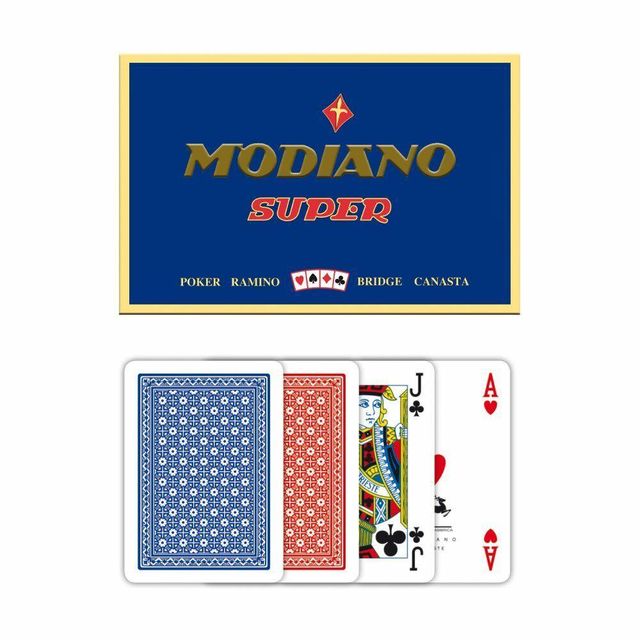 MODIANO RAMINO SUPER FIORI DUE MAZZI CARTE DA GIOCO ART. 300476