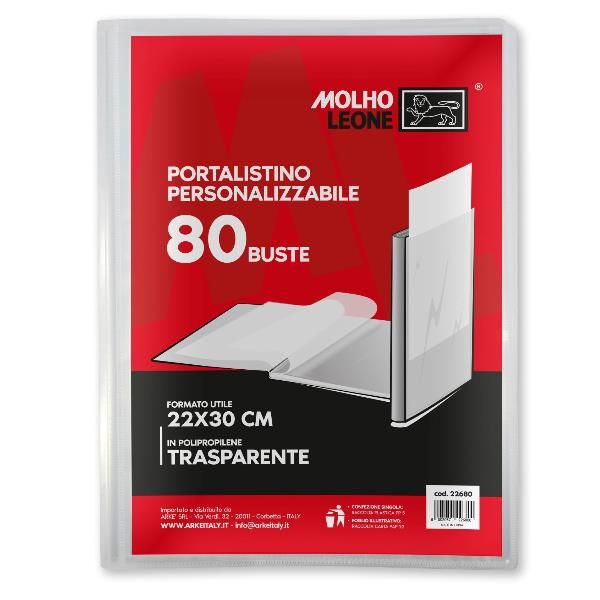 MOLHO LEONE CF8 PORTALIST.PERSON.TRASPAR.80B