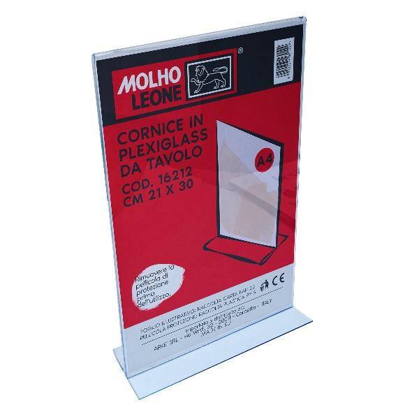 MOLHO LEONE CORNICE A T PLEXIG. DA TAVOLO 21X30