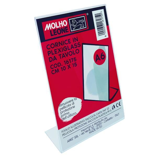 MOLHO LEONE CORNICE PLEXIGLASS DA TAVOLO 10X15