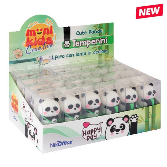 MONIKIDS CREATIVE - TEMPERINO 1 FORO CUTE PANDA ASS.