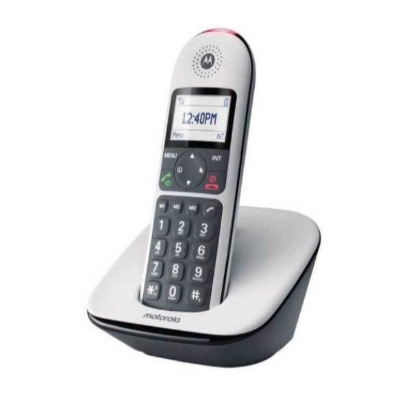 MOTOROLA CD5001 CORDLESS SENIOR TASTI GRANDI RETROILLUMINATI AMPIO DISPLAY RETR…