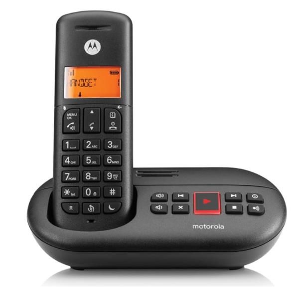MOTOROLA E211 TELEFONO CORDLESS DECT CON SEGRETERIA TELEFONICA FINO A 12 MINUTI…