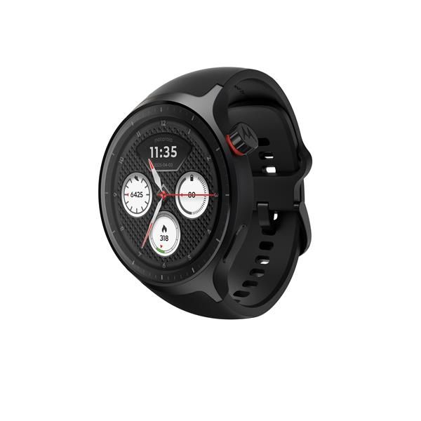 MOTOROLA MOTO WATCH 47mm 1.43" OLED GPS SATELLITARE NERO