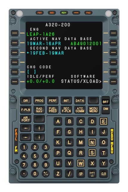 MOZA MA3F Flight Computer Display - Pannello MCDU Airbus per Simulazione di Volo
