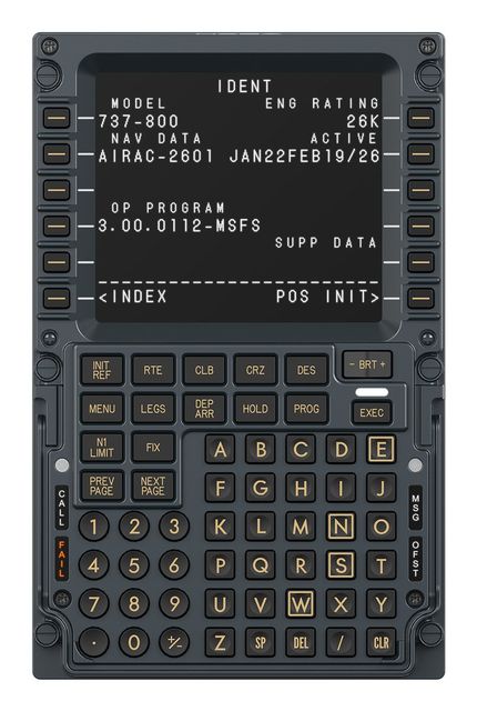 MOZA MB7F Flight Computer Display - Pannello CDU Boeing 737 per Simulazione di …