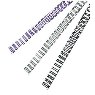 Dorsi spirale IbiWire - metallo - 21 anelli - 6 mm - argento - GBC - scatola 10…