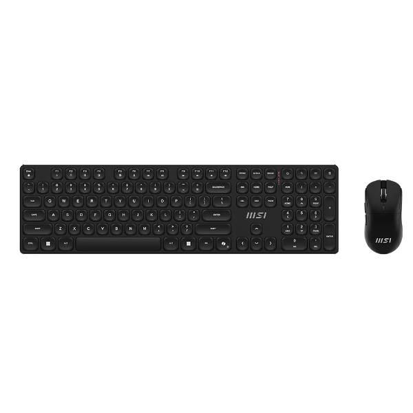 MSI FORGE K210 WIRELESS COMBO TASTIERA QWERTY LAYOUT ITALIANO + MOUSE OTTICO SW…