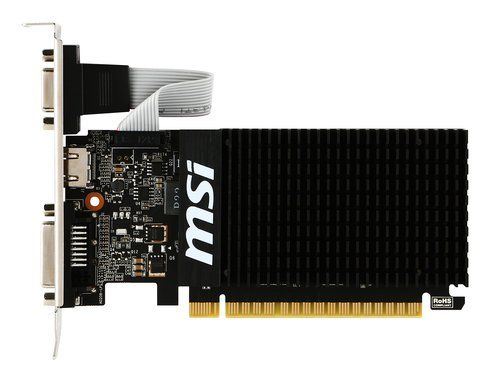 MSI GT 710 2GD3H LP - Scheda grafica - GF GT 710 - 2 GB DDR3 - PCIe 2.0 x16 pro…