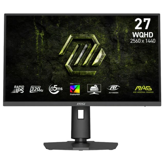 MSI MAG 274QPF X32 - Monitor 27" WQHD Rapid IPS 320Hz, HDR400, 0.5ms, HDMI 2.1,…