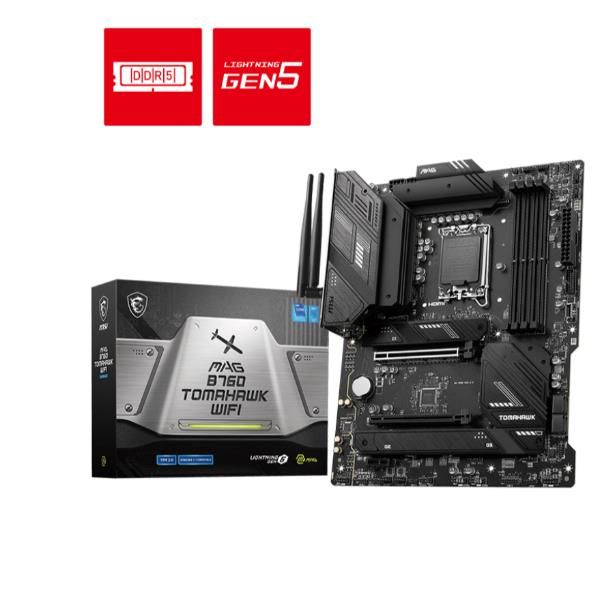 MSI MAG B760 TOMAHAWK WIFI - Scheda madre - ATX - zoccolo LGA1700 - B760 Chipse…