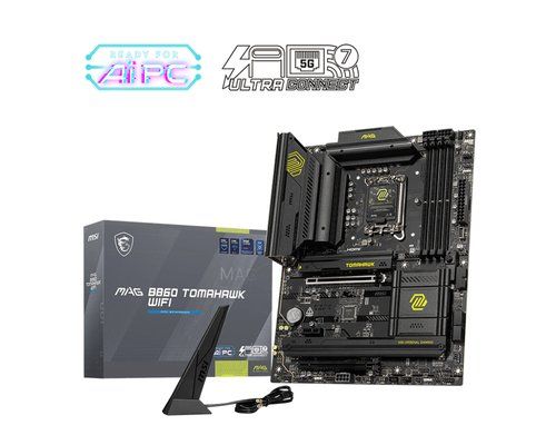 MSI MAG B860 TOMAHAWK WI-FI 7 LGA 1851 DDR5 ATX