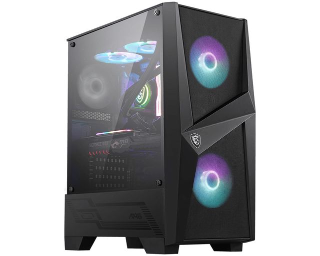 MSI MAG Forge 100R - Tower - ATX - pannello laterale finestrato (vetro temperat…
