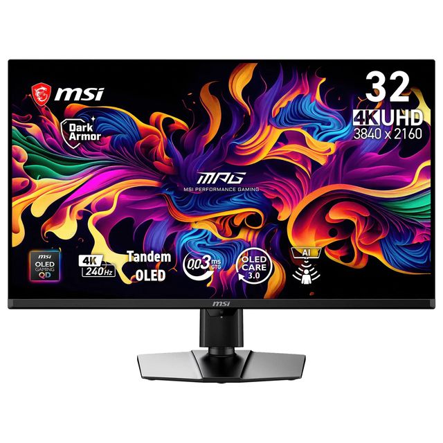 MSI MPG 322UR QD-OLED X24 - Monitor 32" 4K QD‑OLED 240Hz, HDR True Black …