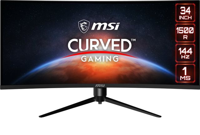 MSI Optix MAG342CQR 34" curved R1500, UWQHD 3440x1440 144Hz, 1ms - HDMI/DP