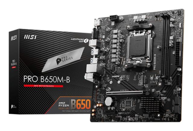 MSI PRO B650M-B scheda madre AMD B650 Presa di corrente AM5 micro ATX