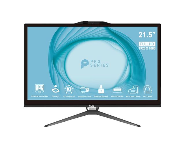 MSI Pro AP222T 13M-057IT IntelÂ® PentiumÂ® Gold G7400 54,6 cm (21.5\) 1920 x 10…