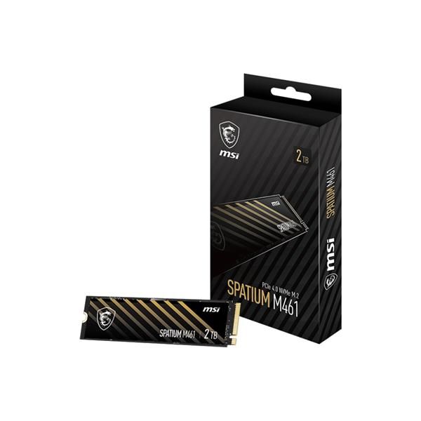 MSI SPATIUM M461 SSD 2TB INTENRO M.2 2280 NVMe PCI Express 4.0 3D NAND LETTURA …