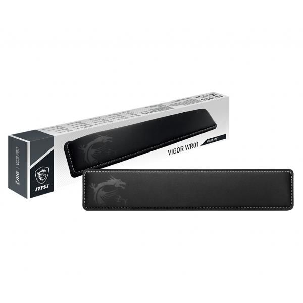 MSI VIGOR WR01 POGGIAPOLSI ERGONOMICO IN GEL MEMORY FOAM SUPERFICIE LYCRA NERO