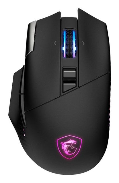 MSI Versa PRO Wireless Gaming Mouse + Mouse Dock PRO - Nero