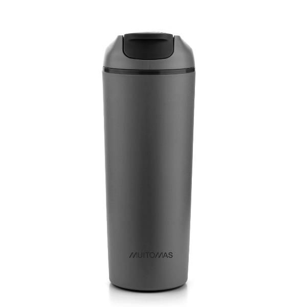 MUITOMAS NEVER FALL DOWN WBOTTLE 450ML BK