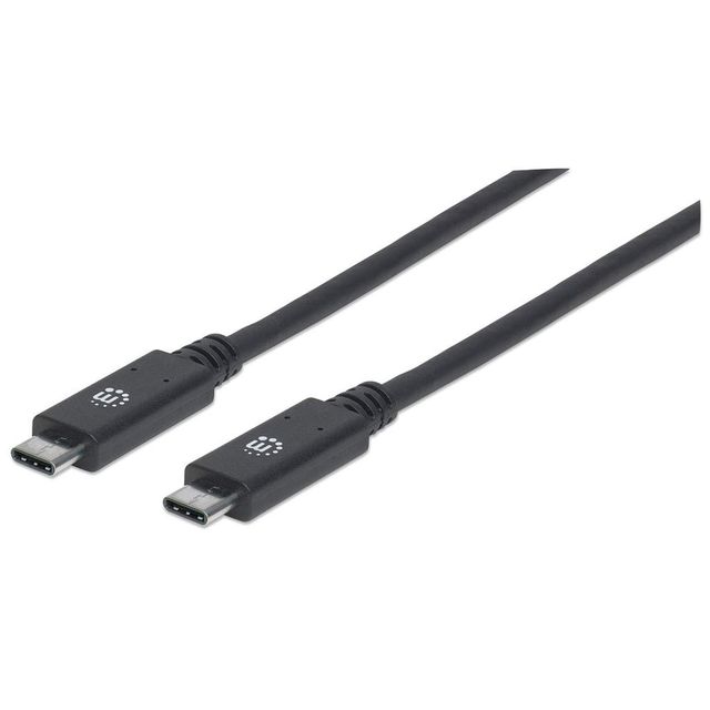 Manhattan 355223 cavo USB USB 3.2 Gen 2 (3.1 Gen 2) 1 m USB C 10 Gbit/s Nero