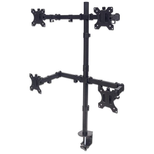 Manhattan 461566 Braccio di montaggio per scrivania 4x LCD 13-32"
