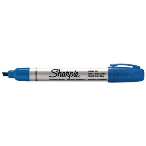 Marcatore permanente Small Metal barrel - punta a scalpello 1,00-4,00mm - blu -…