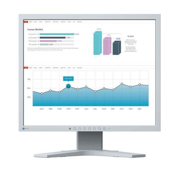 EIZO FlexScan S1934H - Monitor a LED - 19" - 1280 x 1024 - IPS - 250 cd/m² - 10…