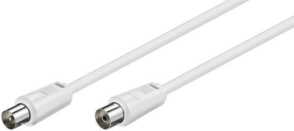 Microconnect COAX050W cavo coassiale 5 m Bianco